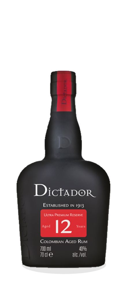 RUM DICTATOR 12 YEARS 70 cl | DESTILERIA COLOMBIANA 40° PRENOTAZIONE NON RENDIBILE