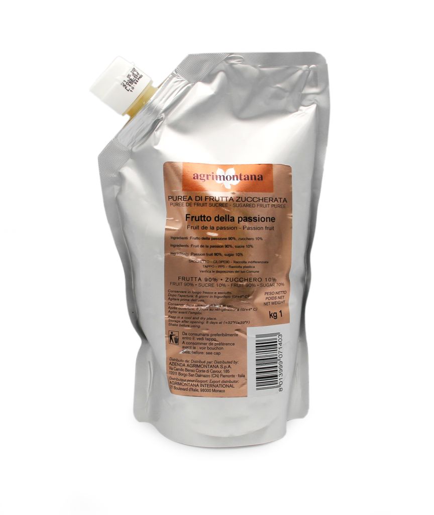 FRUTTO DELLA PASSIONE PUREA | 5PZ X 1kg | AGRIMONTANA