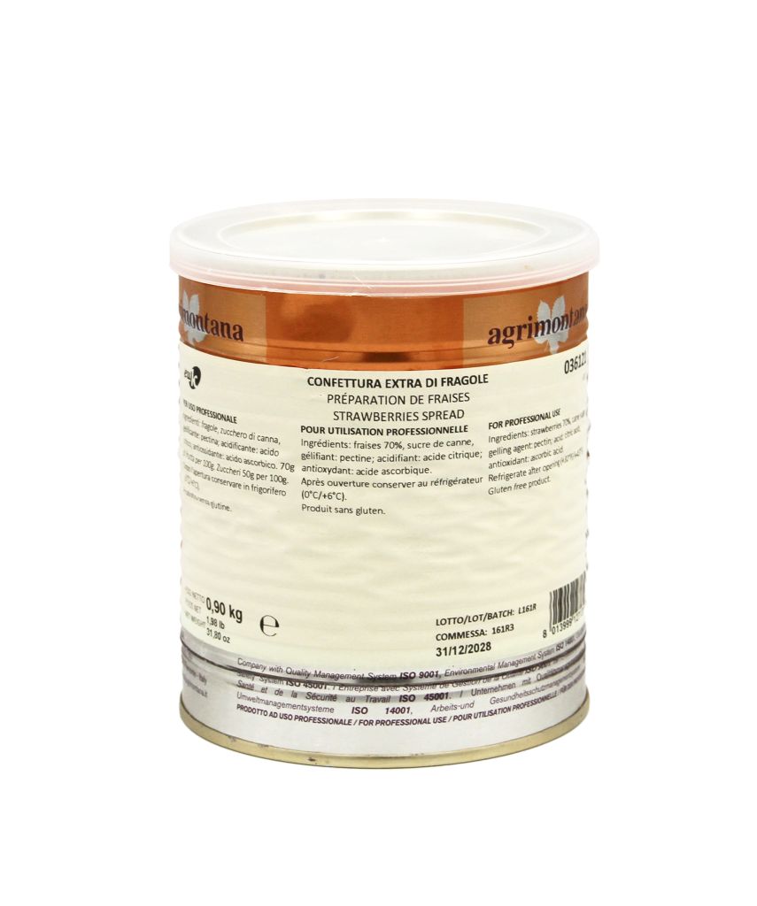 CONFETTURA FRAGOLA | CT: 6PZ X 900g | AGRIMONTANA