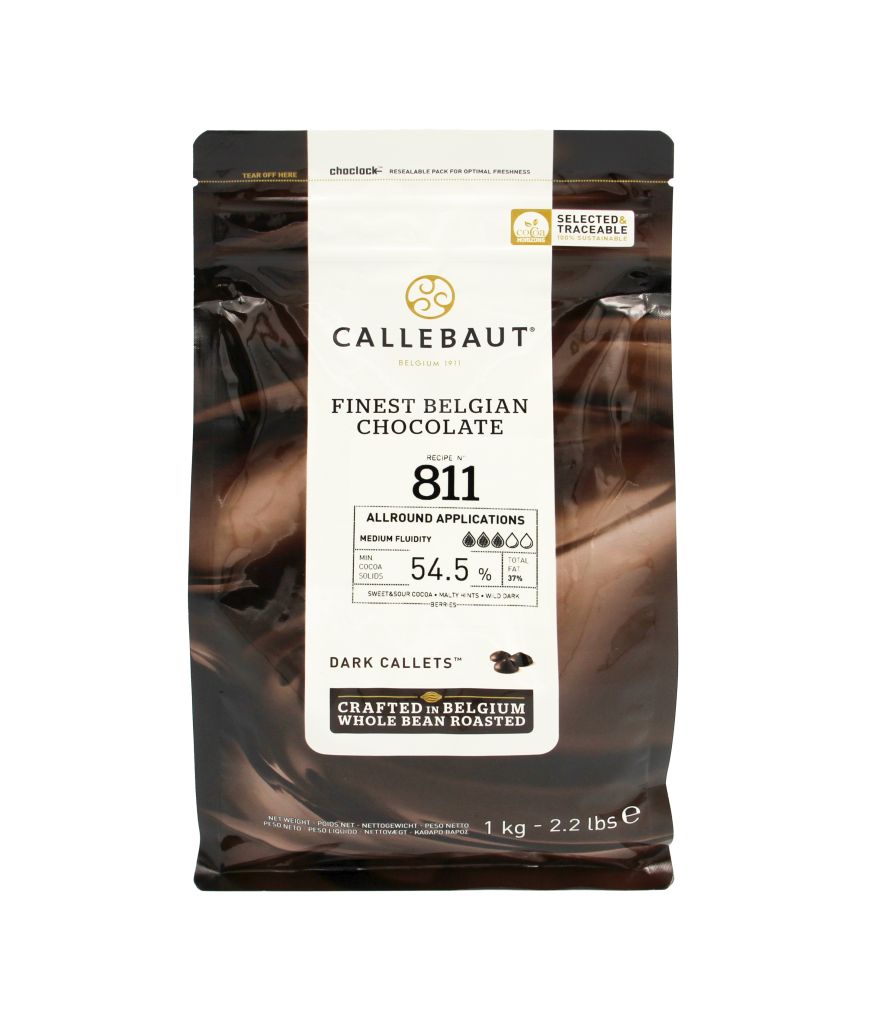 CIOCCOLATO FONDENTE  DI COPERTURA 54,5% | 6CF X 1kg | BARRY CALLEBAUT