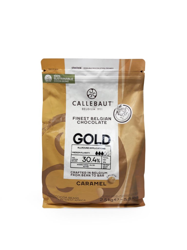 CIOCCOLATO COPERTURA GOLD HALAL | 4CF X 2,5kg | BARRY CALLEBAUT