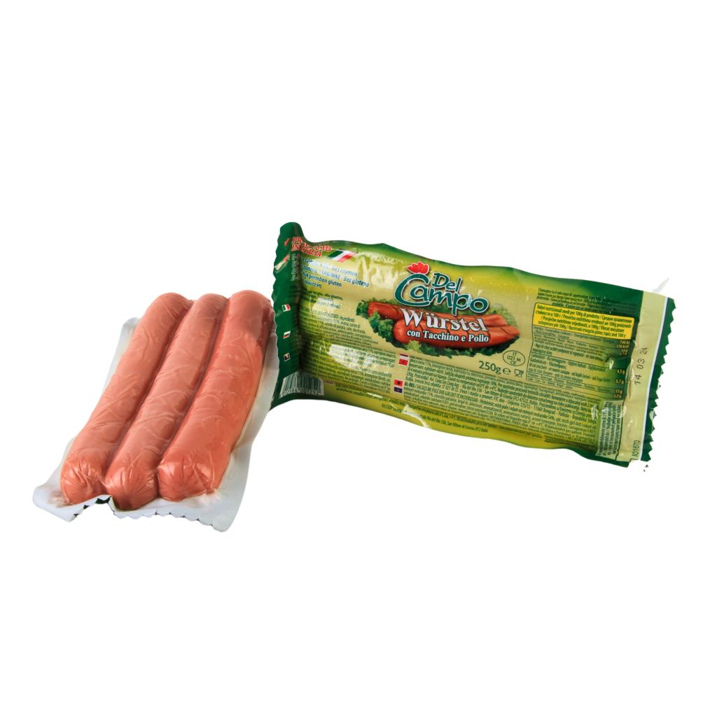 WURSTEL POLLO/TACCHINO 12CFX250g