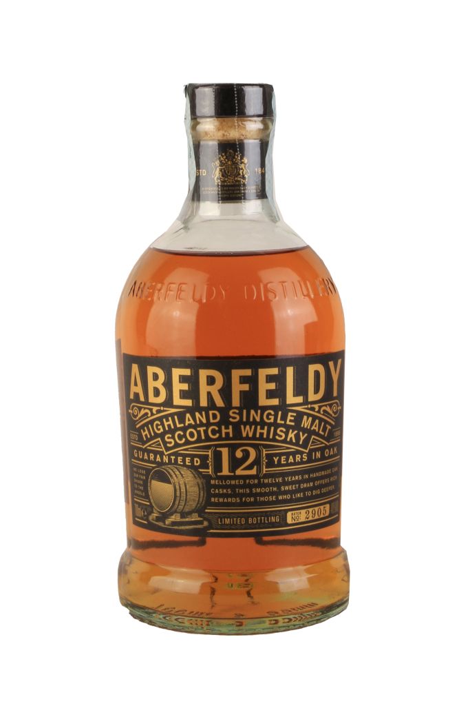 ABERFELDY 12 ANNI HIGHLAND SINGLE MALT WHISKY 70cl | ABERFELDY DISTILLERY 40° PRENOTAZIONE NON RENDIBILE