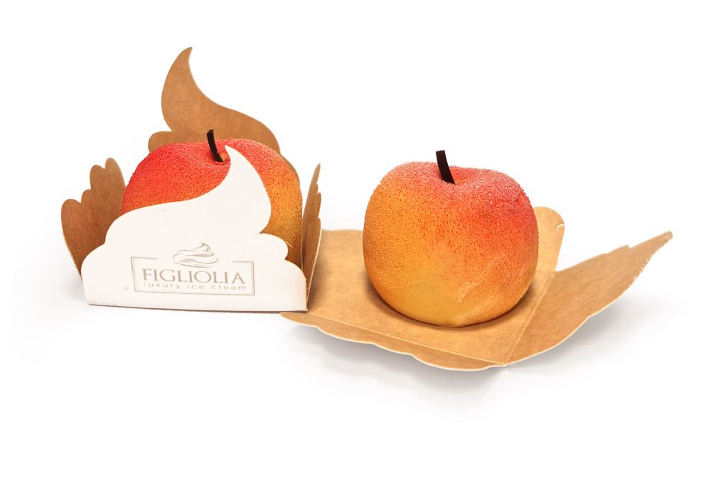 SORBETTO PESCA GIALLA | CT: 9PZ X 85g | FIGLIOLIA LUXURY ICE CREAM