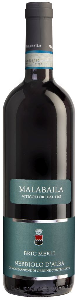 NEBBIOLO ALBA BRIC MERLI  DOC | 6BT X 750ml 2022 AZ.MALABAILA 14° PRENOTAZIONE NON RENDIBILE