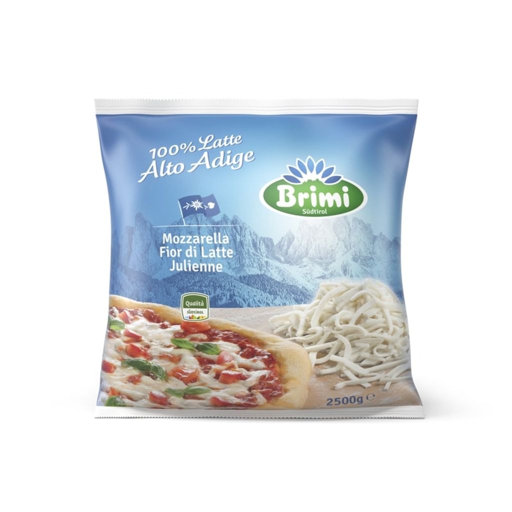 MOZZARELLA JULIENNE | 2 CF X 2,5 kg | BRIMI