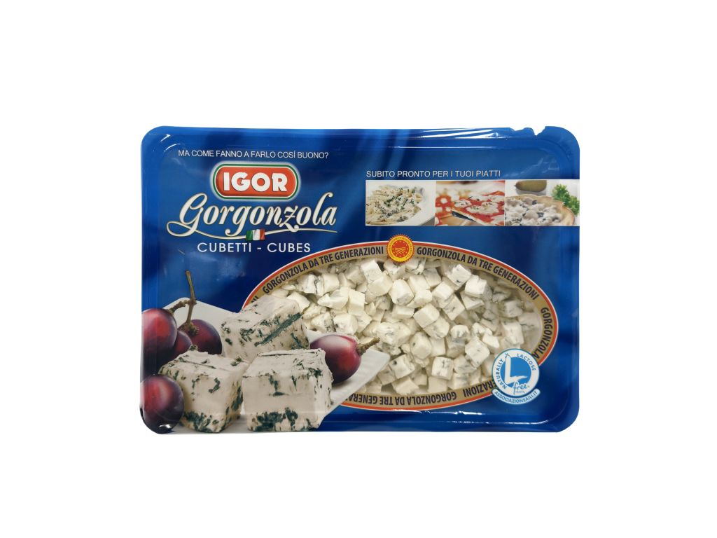 GORGONZOLA DOLCE DOP CUBETTATO 500g INCARTO IGOR