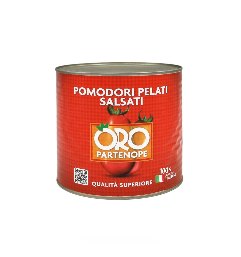 POMODORI PELATI SALSATI ORO PARTENOPE 6X3/1