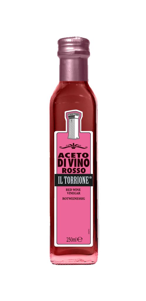 ACETO VINO ROSSO 6X250ml CARANDINI | 6CF X 250ml | ACETIFICIO CARANDINI EMILIO