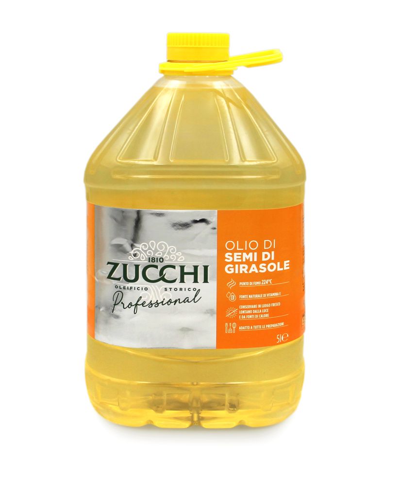 OLIO GIRASOLE PET 2X5l PROFESSIONAL | CT: 2CF X 5l | OLEIFICIO ZUCCHI