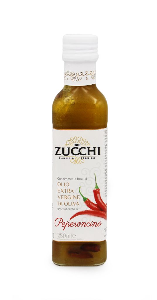 CONDIMENTO OLIO E/V OLIVA AROMATIZZATO PEPERONCINO | CT: 6CF X 250ml | OLEIFICIO ZUCCHI