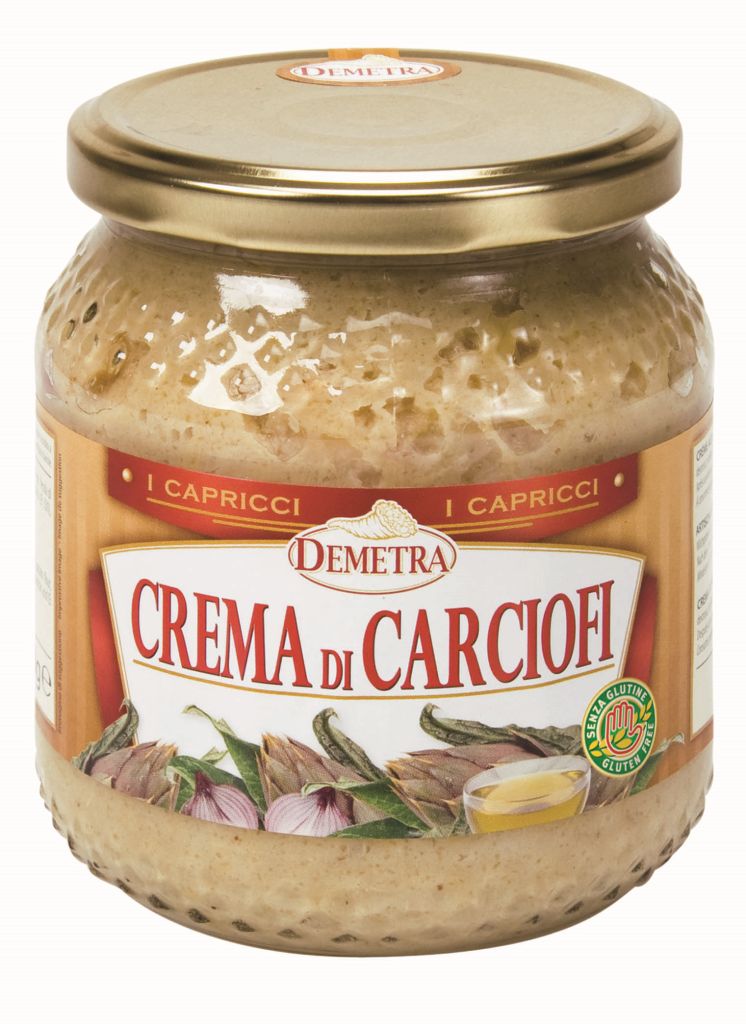 CREMA CARCIOFO | 6CF X 540g | DEMETRA