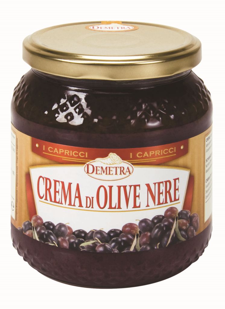 CREMA OLIVE NERE | 6CF X 550g | DEMETRA