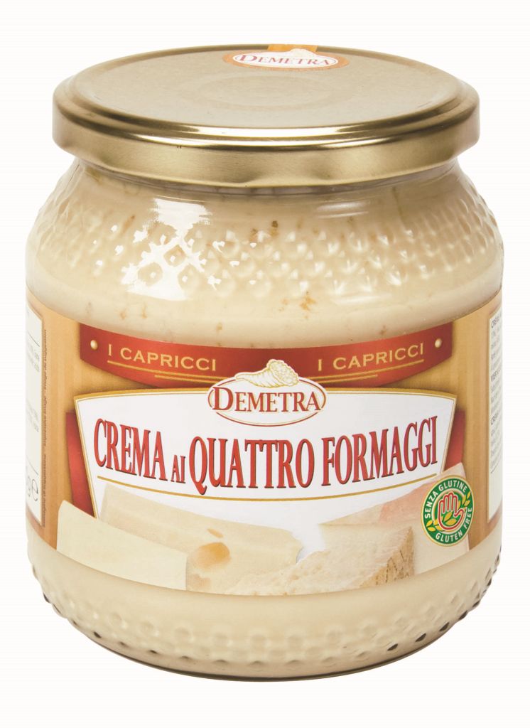 CREMA AI QUATTRO FORMAGGI | 6CF X 560g | DEMETRA