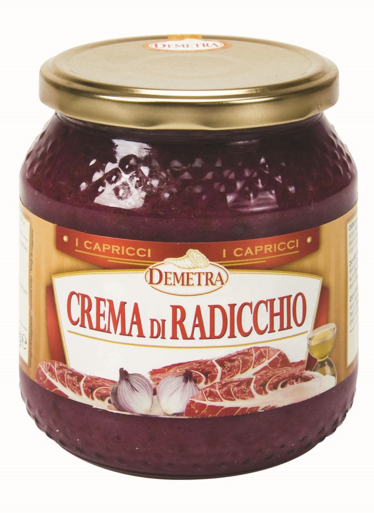 CREMA RADICCHIO | 6CF X 530g | DEMETRA