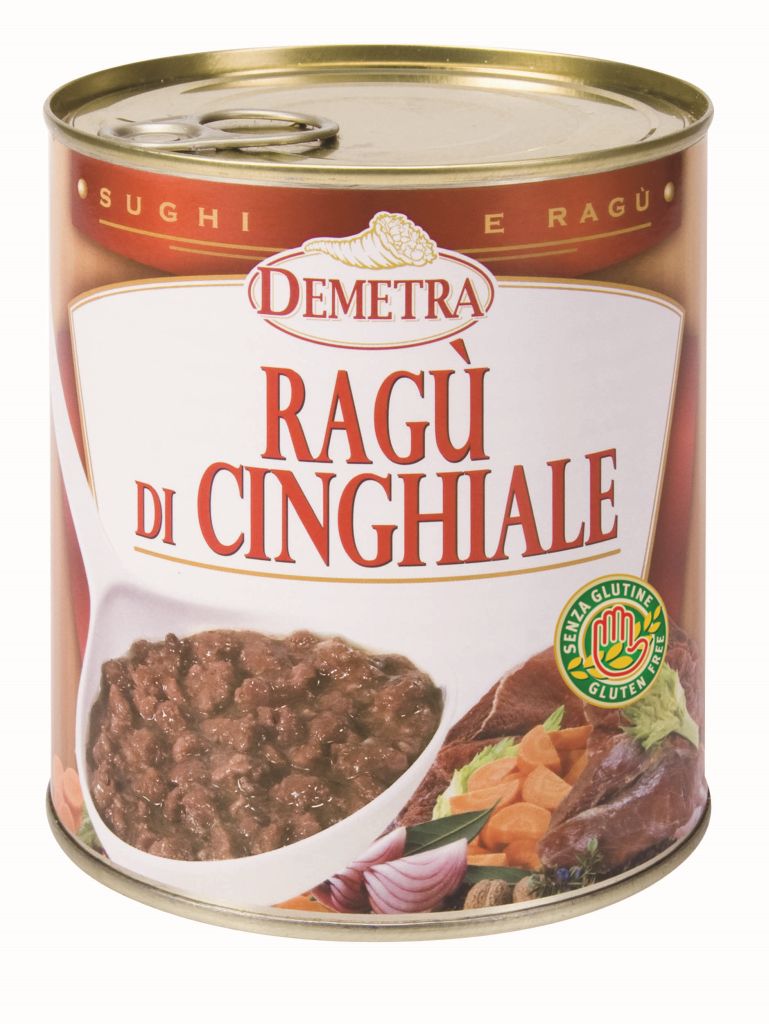 RAGU' CINGHIALE | 6CF X 820g | DEMETRA
