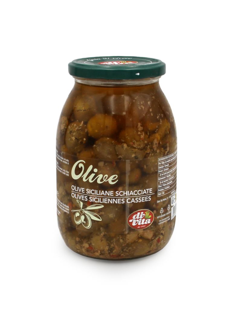 OLIVE SICILIANE SCHIACCIATE 1062ml DV