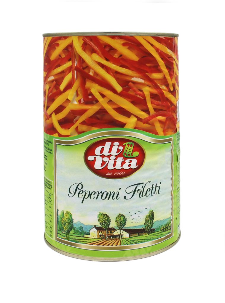 PEPERONI FILETTI GIALLI E ROSSI 5/1 DV