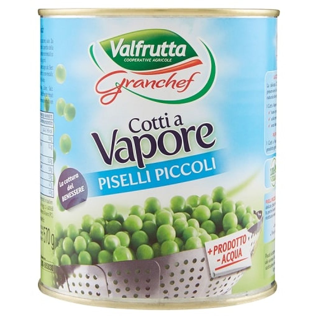 PISELLI COTTI VAPORE 3X3/1 G/CHEF