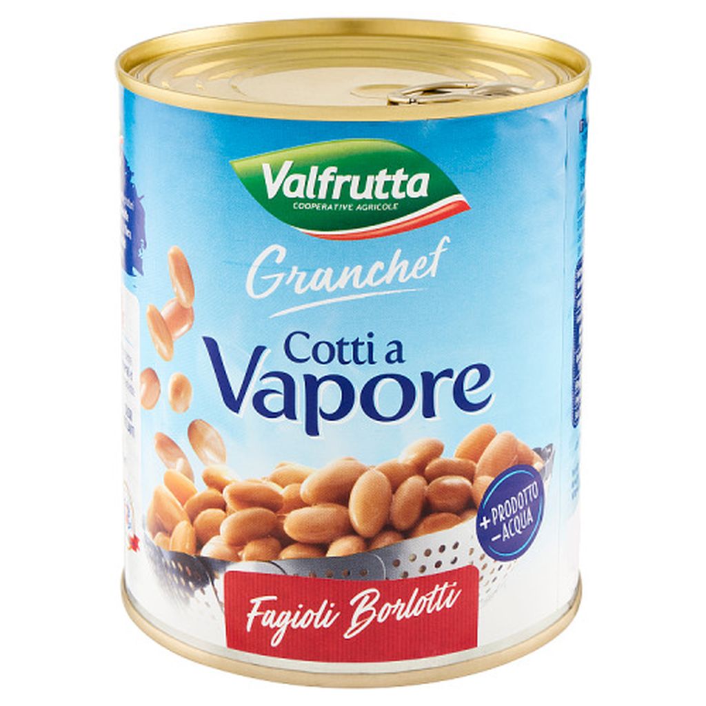 FAGIOLI BORLOTTI COTTI AL VAPORE 6X4/4 G/CHEF