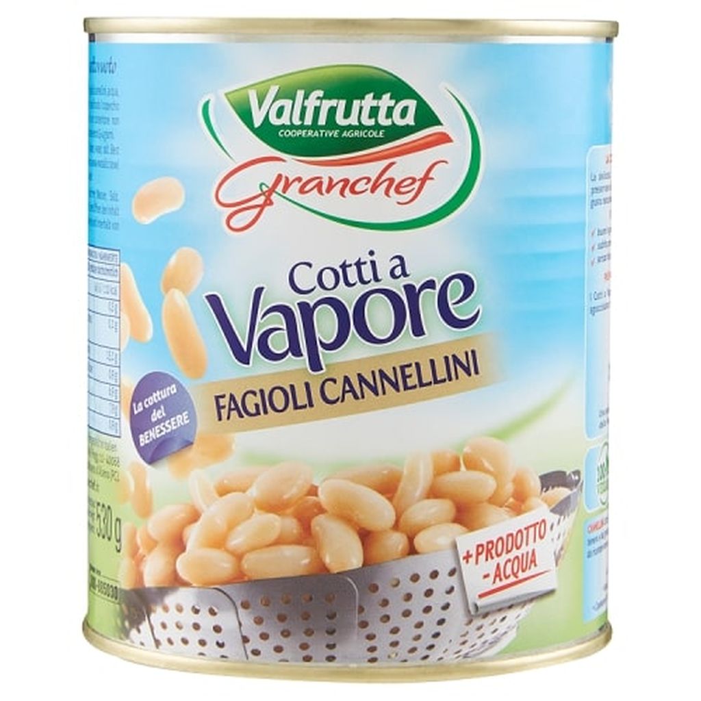 FAGIOLI CANNELLINI COTTI AL VAPORE 6X4/4 G/CHEF