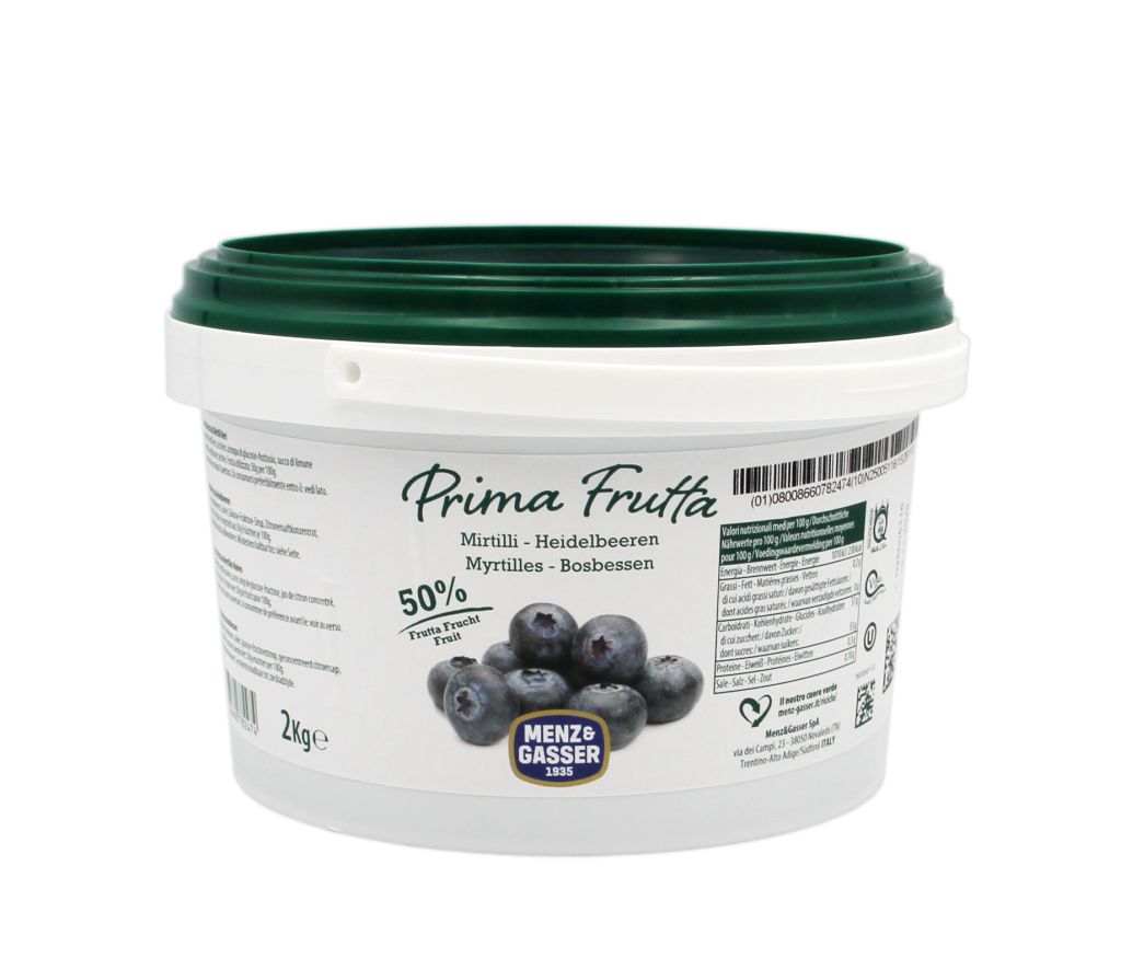 CONFETTURA MIRTILLO NERO 50% SECCHIO 2kg M/G