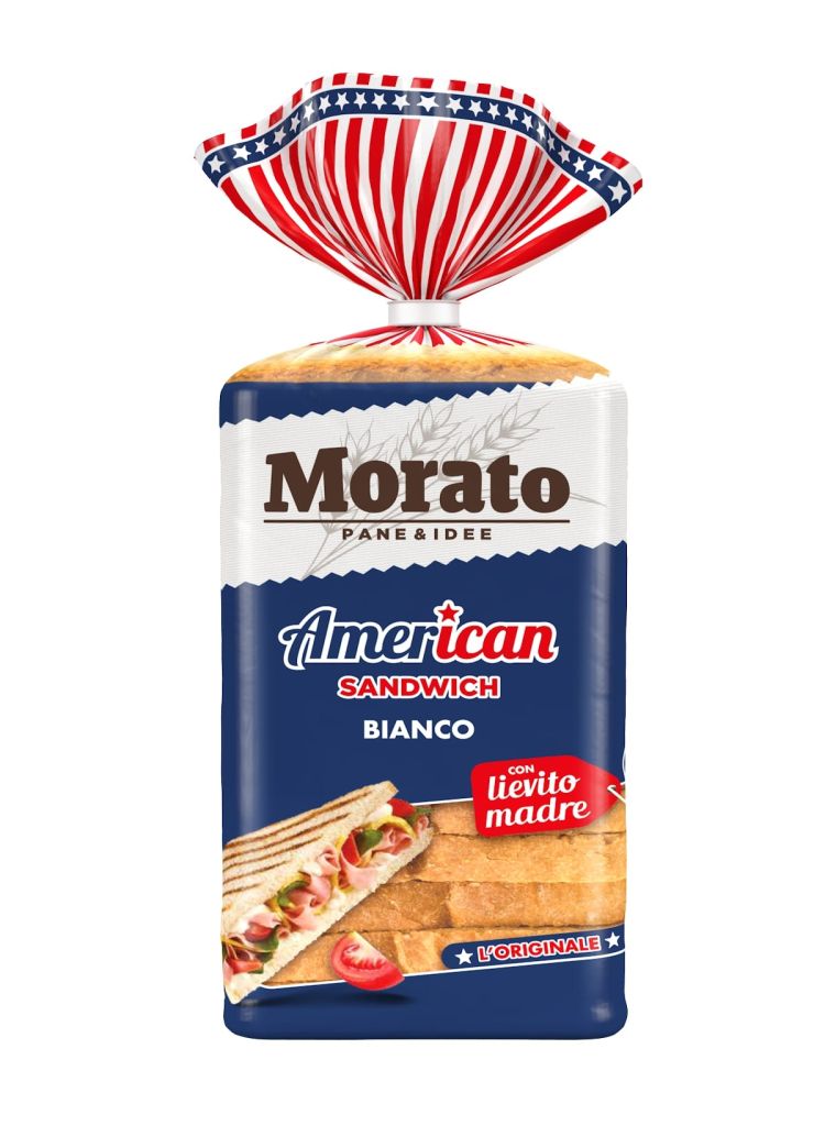 AMERICAN SANDWICH PANE BIANCO 9X550g MORATO