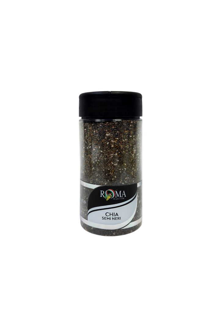 CHIA SEMI NERI VASO | 6CF X 250g | ROMA FINE FOODS