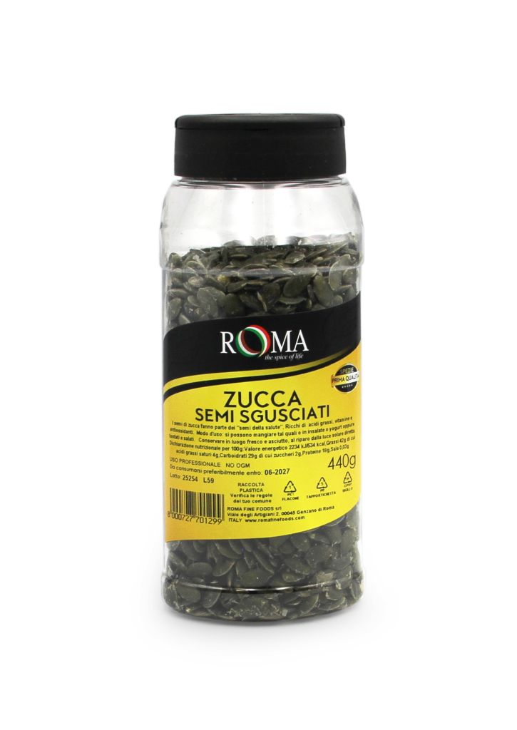 ZUCCA SEMI SGUSCIATI | CT: 6CF X 440g | ROMA FINE FOODS