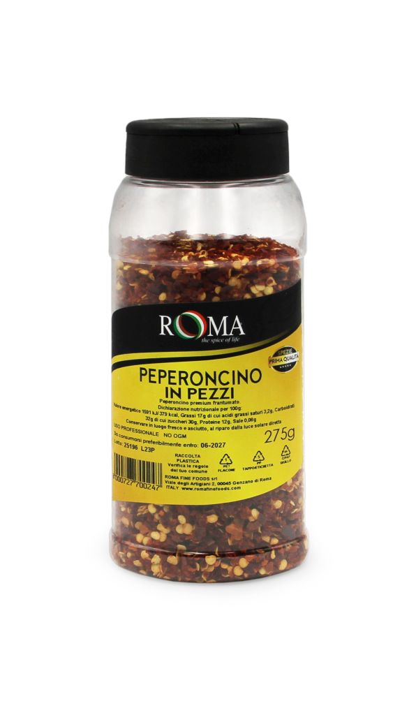PEPERONCINO IN PEZZI | 6CF X 275g | ROMA FINE FOODS