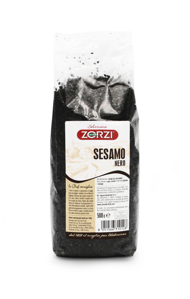SESAMO NERO | CT: 12CF X 500g | BF - ZORZI dal 1828