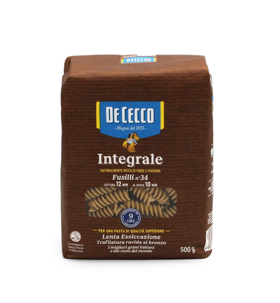 FUSILLI INTEGRALI | CT: 16CF X 500g | DE CECCO