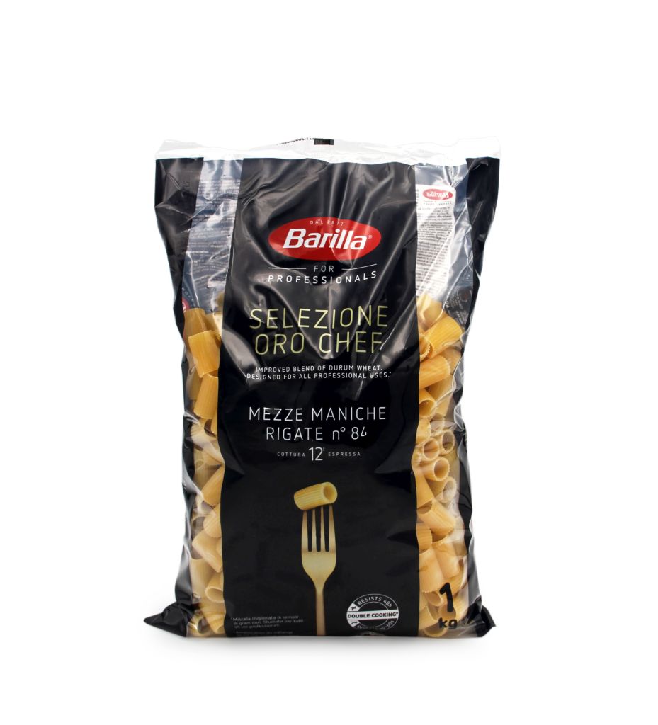 MEZZE MANICHE RIGATE 84 SELEZIONE ORO | 9CF X 1kg | BARILLA