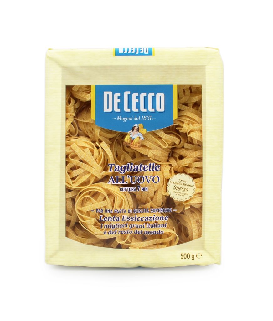 TAGLIATELLE UOVO 304 | 8CF X 500g | DE CECCO