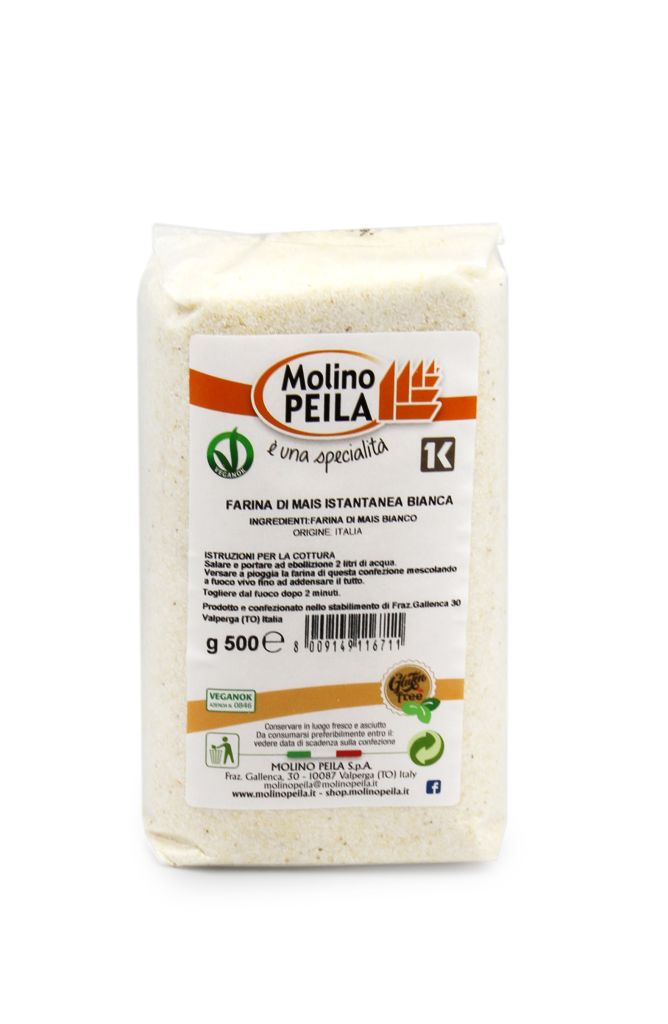 FARINA POLENTA ISTANTANEA BIANCA 10X500g