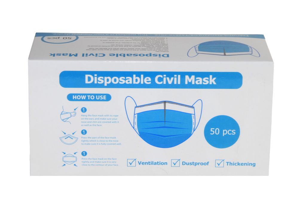 MASCHERINE FACCIALI FILTRANTI X 50 PEZZI