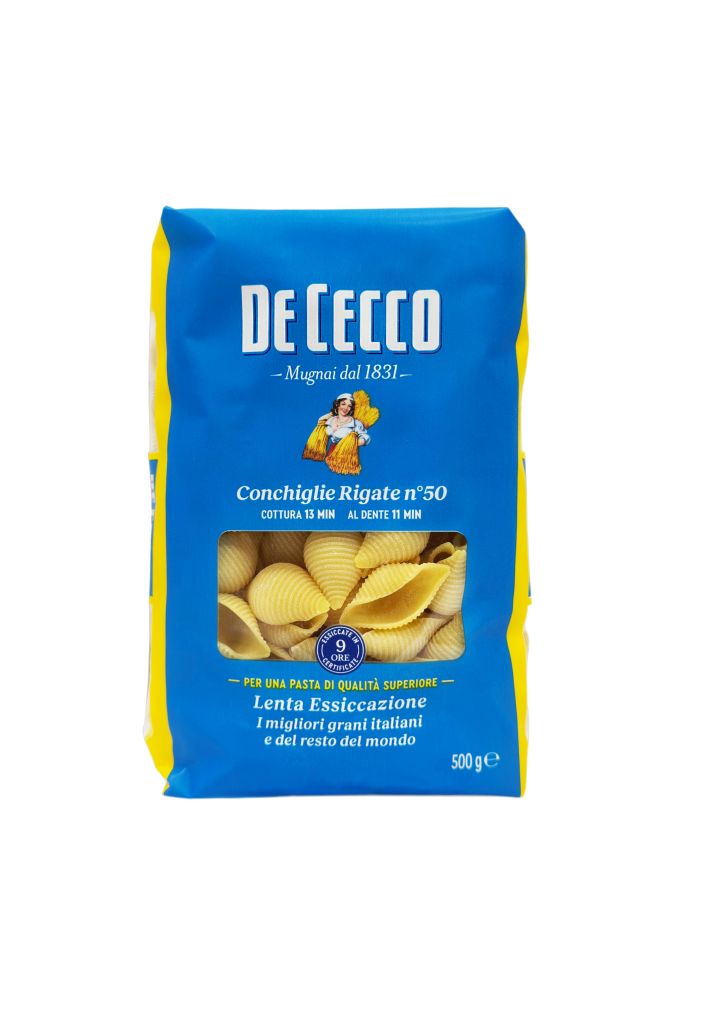 CONCHIGLIE RIGATE 50 | 24CF X 500g | DE CECCO