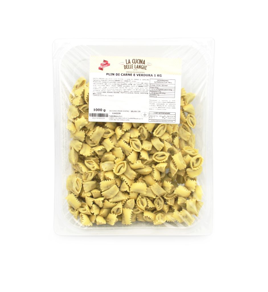 PLIN DI CARNE E VERDURE | 1CT X 3CF X1Kg | CUCINA DELLE LANGHE
