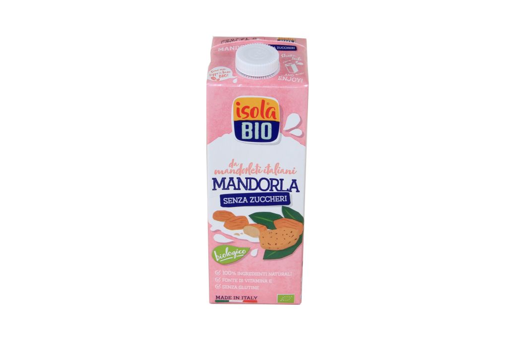 LATTE MANDORLA S/ZUCCHERO -BIO | CT: 6CF X 1l | ISOLA BIO