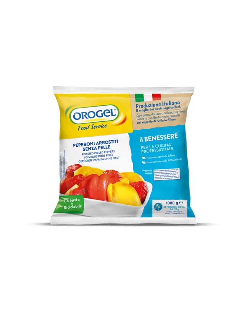 PEPERONI ARROSTITI SENZA PELLE | 6CF X 1kg | OROGEL