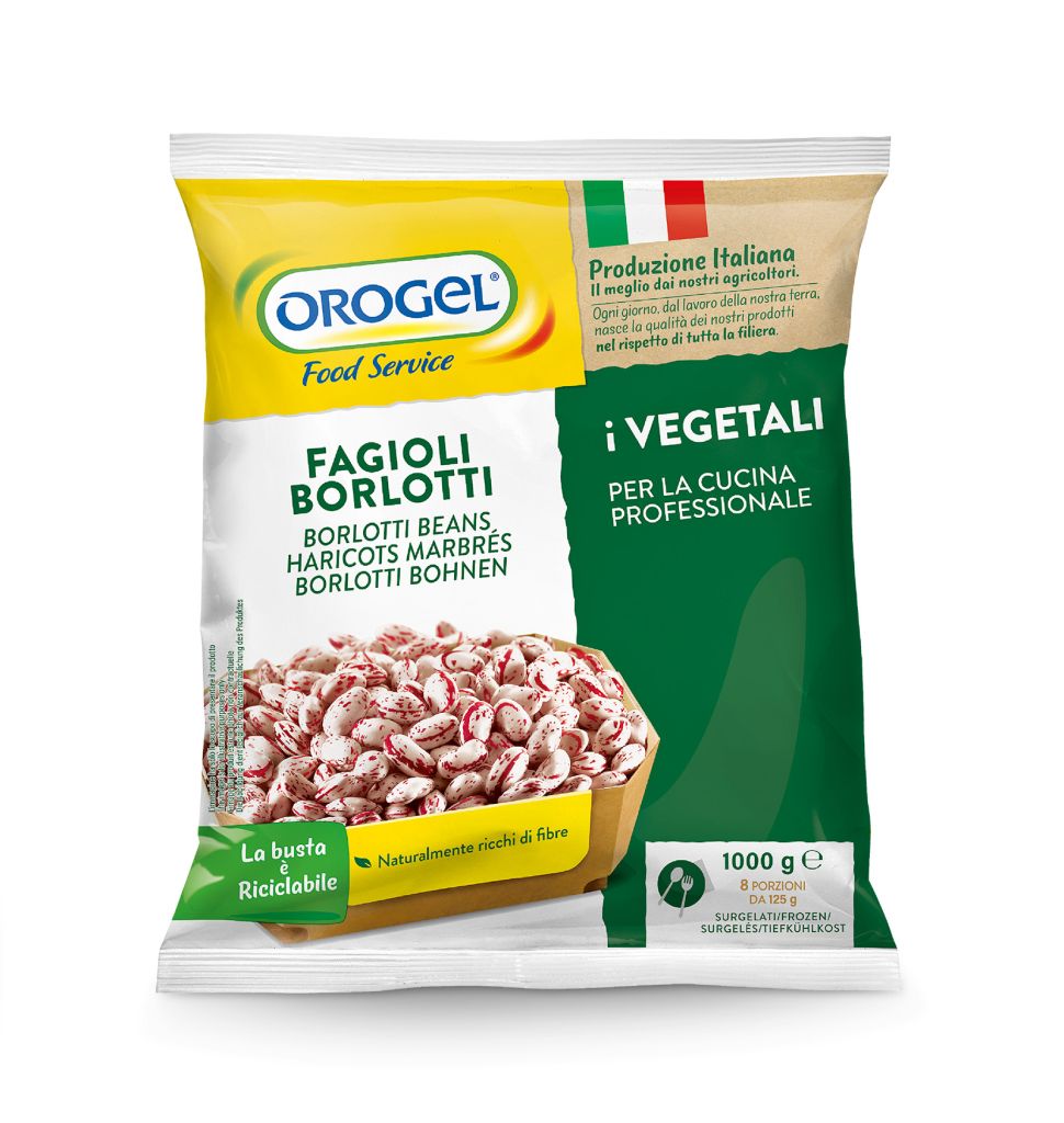 FAGIOLI BORLOTTI | 4CF X 1kg | OROGEL