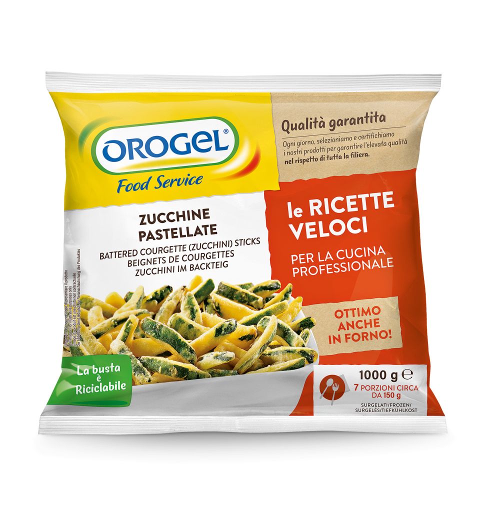 ZUCCHINE PASTELLATE | 4CF X 1kg | OROGEL