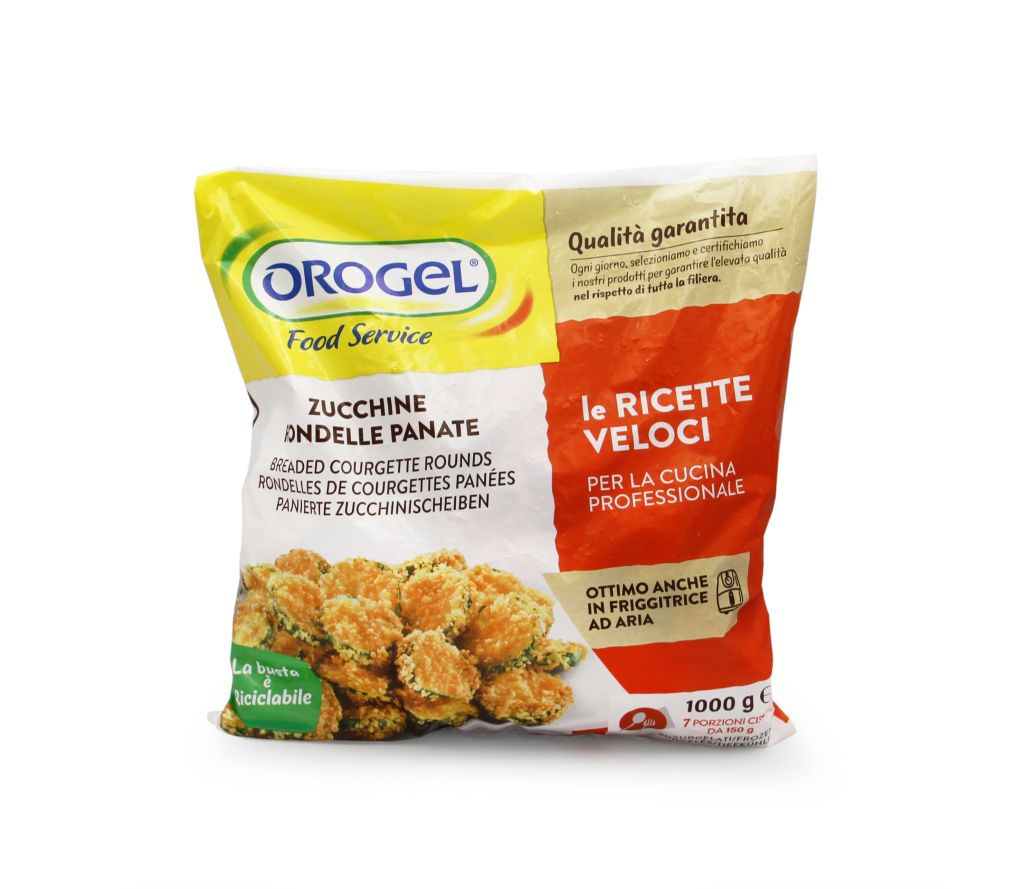 ZUCCHINE RONDELLE PANATE | CT: 4CF X 1kg | OROGEL