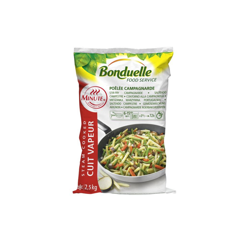 CONTORNO FANTASIA CONTADINA MINUTE | 4CF X 2,5kg | BONDUELLE