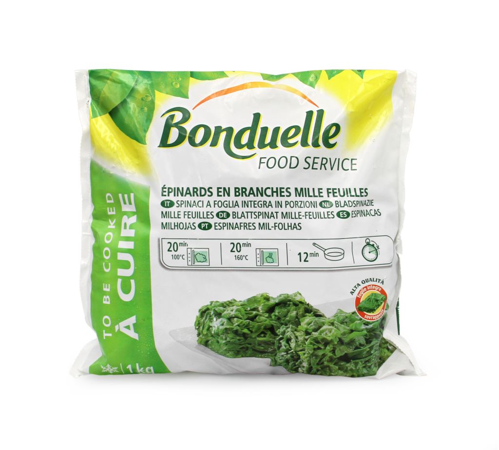 SPINACI PORZIONE | 6CF X 1kg | BONDUELLE