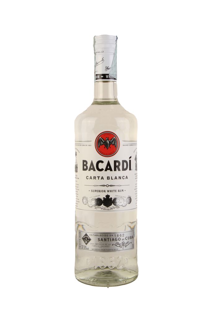 RUM BACARDI BIANCO 1l | BACARDI GMBH 37,5° PRENOTAZIONE NON RENDIBILE