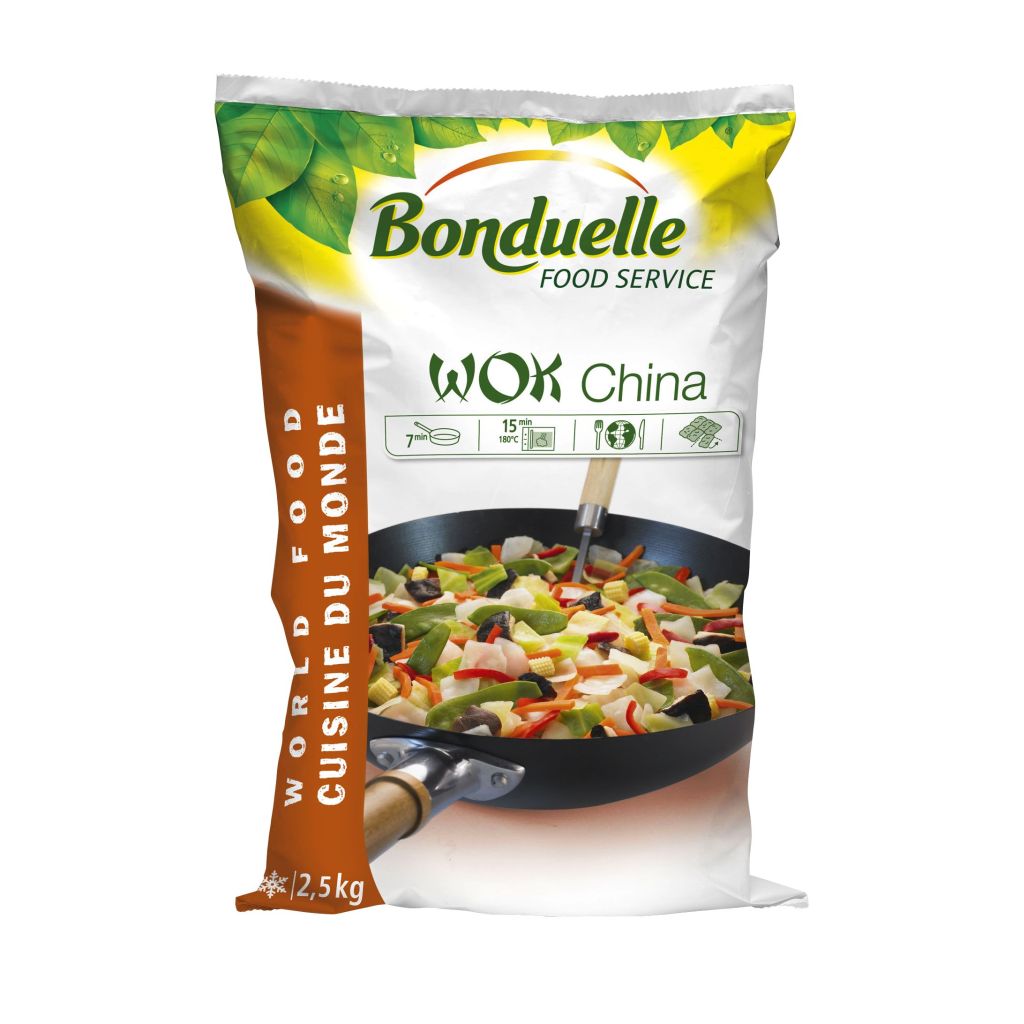 WOK CHINA CONTORNO MISTO | CT: 4CF X 2,5kg | BONDUELLE
