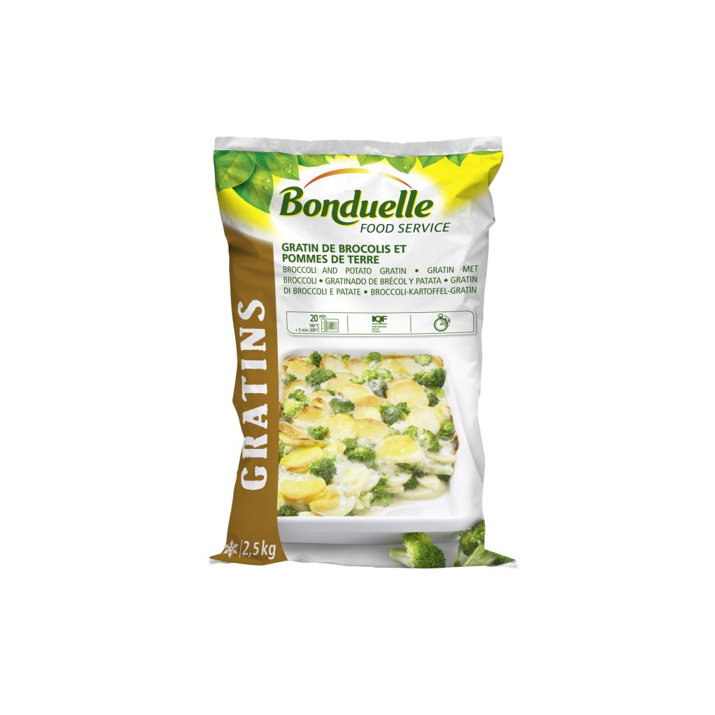 GRATIN BROCCOLI E PATATE | 4CF X 2,5kg | BONDUELLE