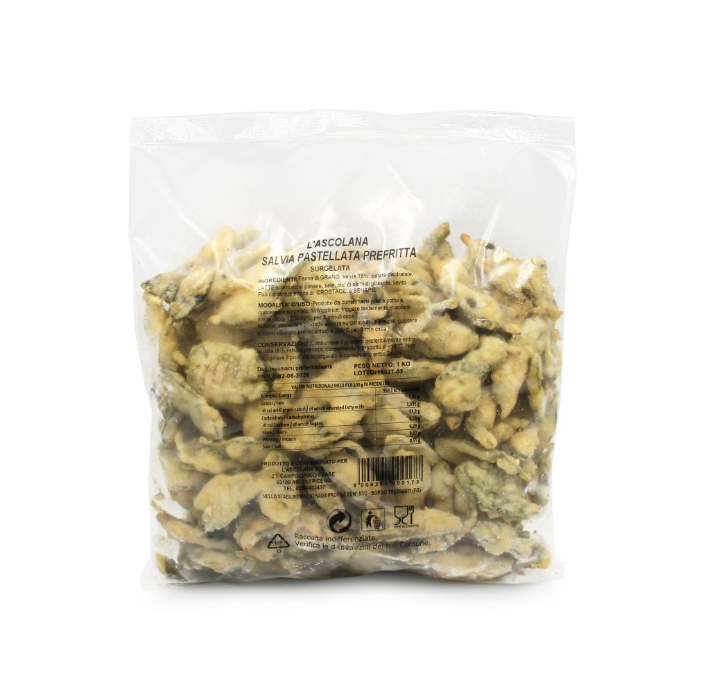 SALVIA PASTELLATA PREFRITTA