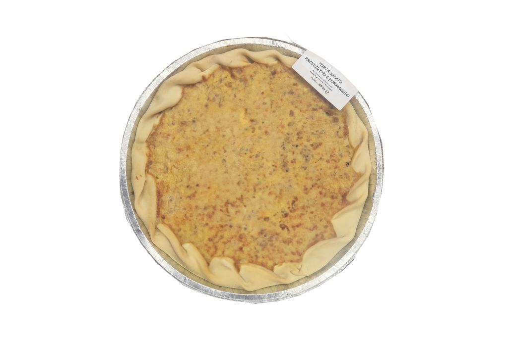 TORTA SALATA PROSCIUTTO FORMAGGIO COTTA | CT: 2PZ X 800g | EUROCOOK - SFORNOSUBITO